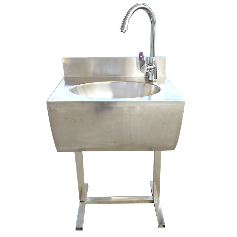 Wall-mounted induction sink