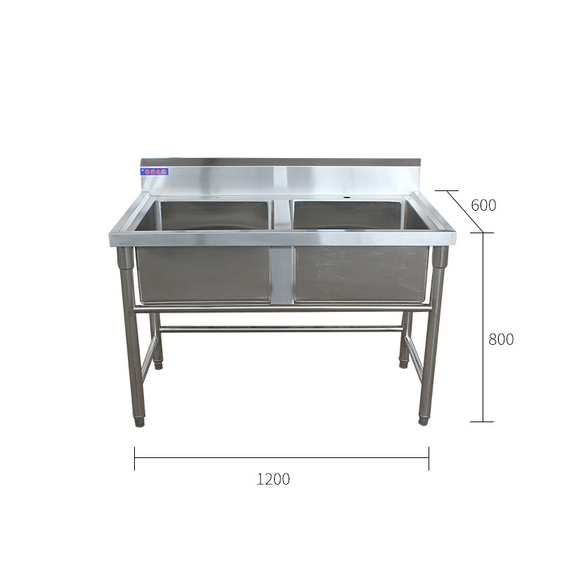 Double-tank cabinet type water table