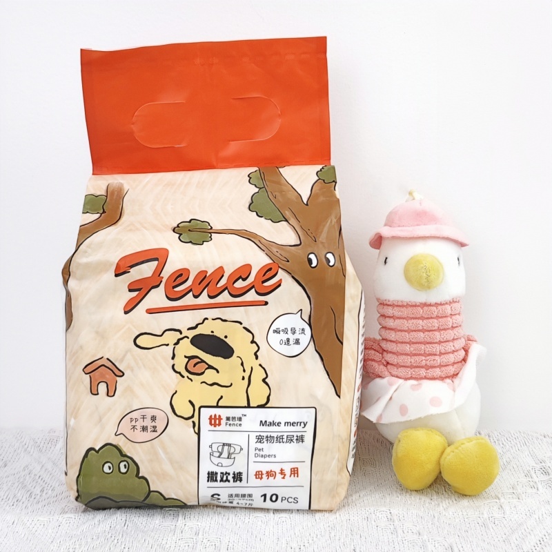 Premium Eco-friendly Super Water Absorption Pet Pee Diaper XXS-XL Sizes Dog Diaper For Female Pet