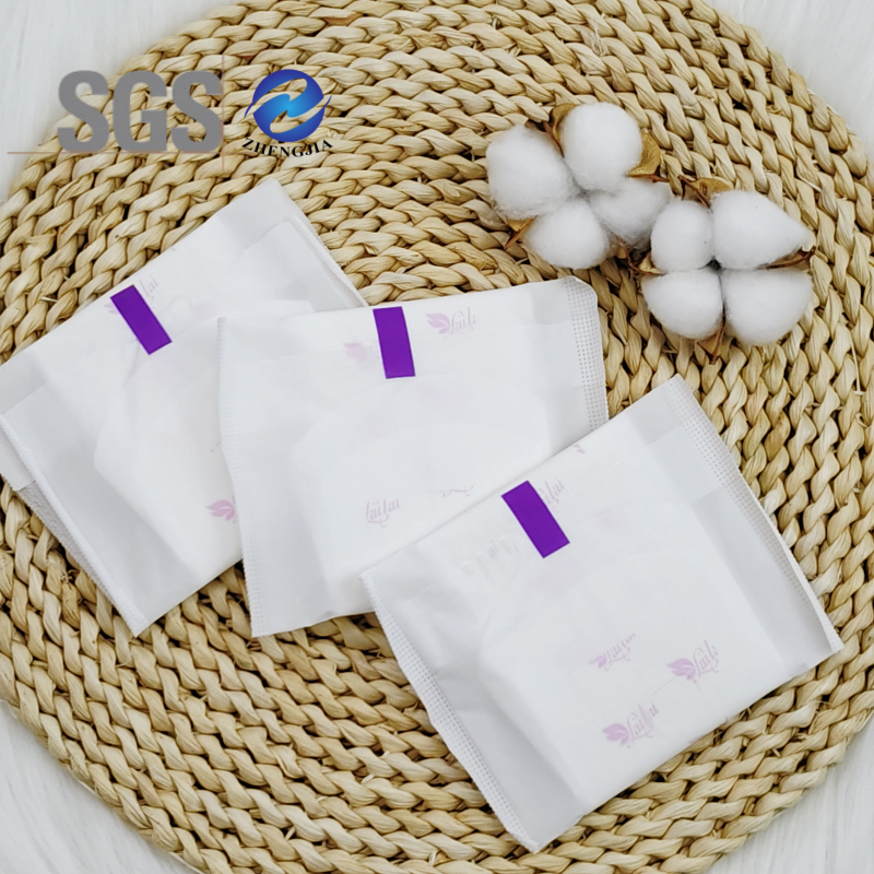 Wholesale Menstrual Pads Organic Cotton Teenage Ultra Thin Anion Cotton Sanitary Napkins Disposal