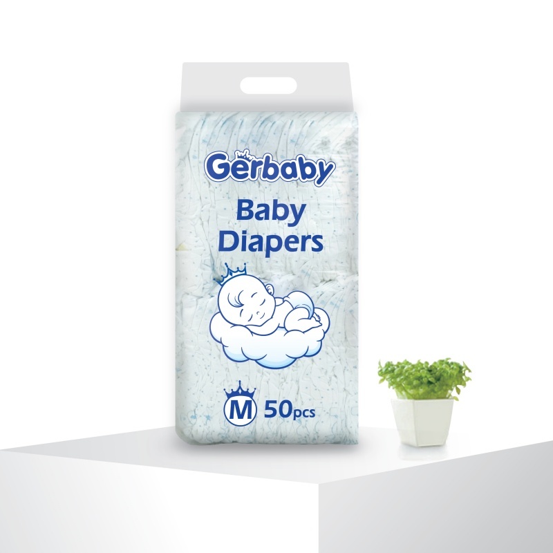 Quanzhou China Factory Sample Free Gerbaby Diaper Ultra Thin Airpro Imported Taped Diapers Babies Premium Cotton SAP XXL XXXL
