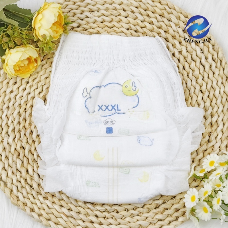 Free Sample A Grade Cheap Soft Disposable Custom Private Label Portable Large Wholesale Pull Ups Diaper for BABY