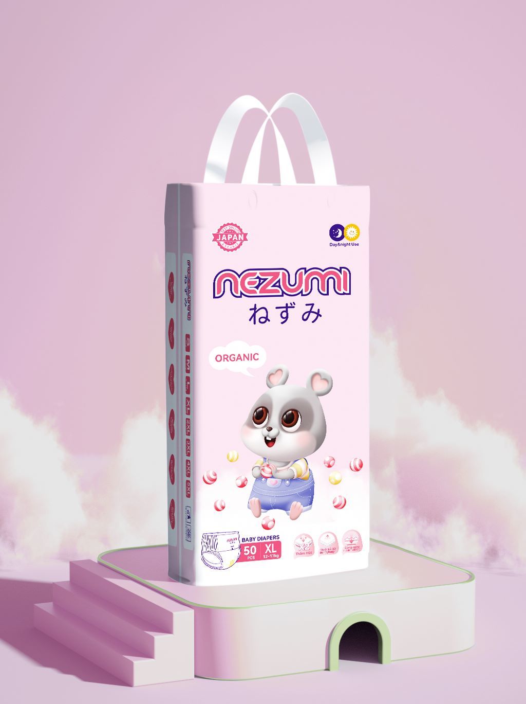 Nezumi Baby Diapers for Leak Protection HOT-SALE Super Absorption Performance