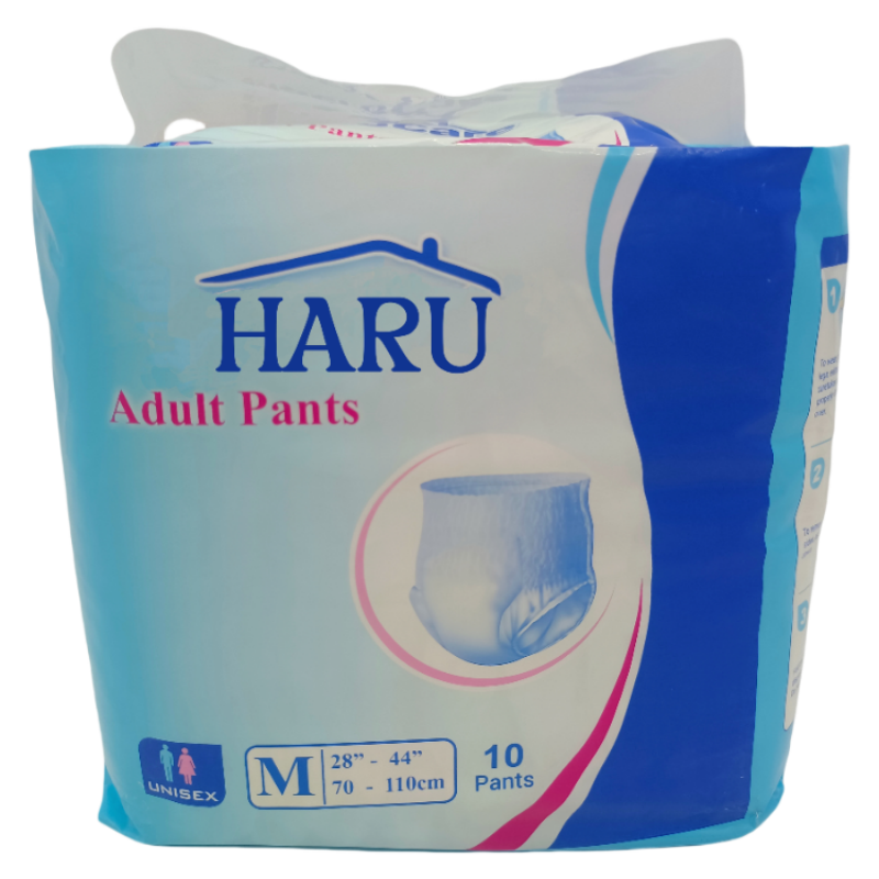 Haru Adult Diapers Pants Factory Wholesale Adult Pants Diaper Fluff Pulp Adult Diapers High Absorption Adult Diaper