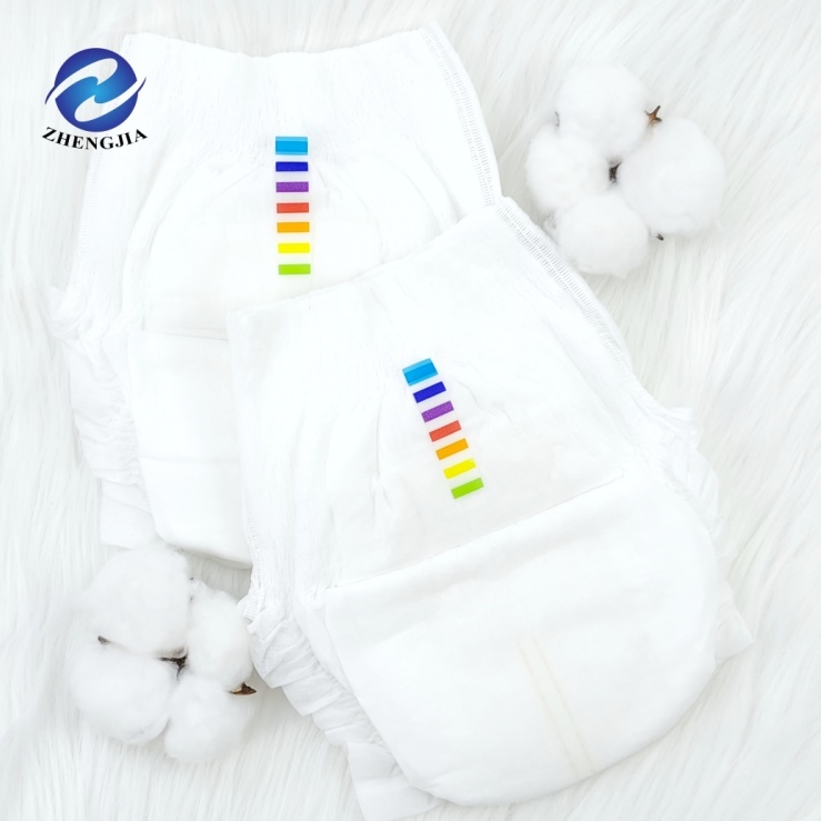 Free Sample Custom Wholesale Soft Baby Diaper Breathable Highly Absorbent Disposable Baby Diaper Pants