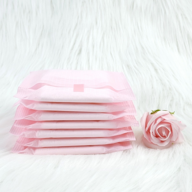 100% Organic Cotton Heavy Absorbency Extra Long Length Pads for Women Super Long Overnight Pads Sanitary Pads