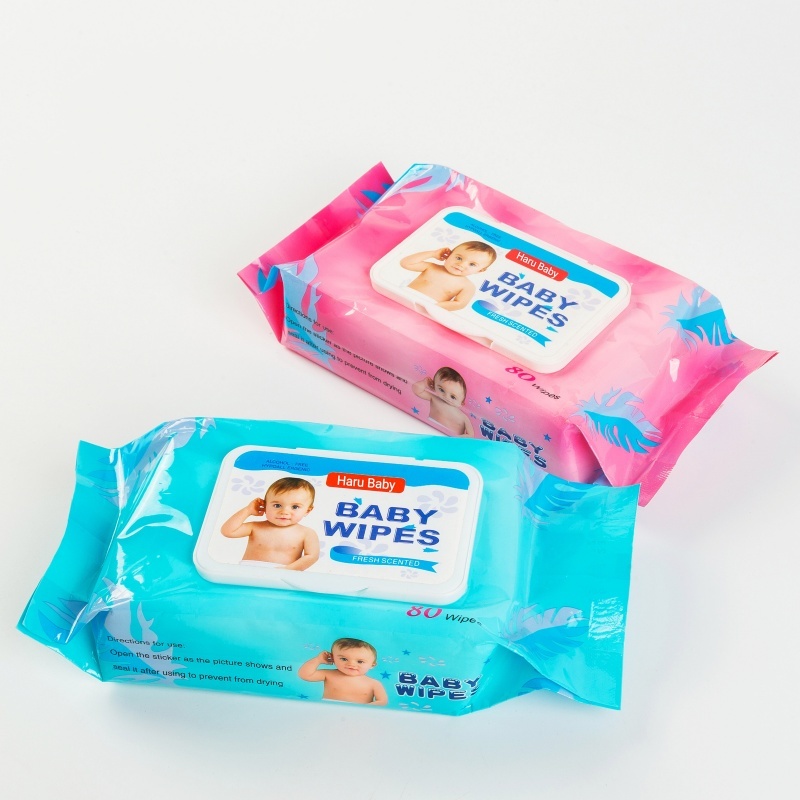 Haru Baby Wet Wipes Cleaning Wet Wipes OEM & ODM Accaptable Natural Organic Baby Wipe Tissues