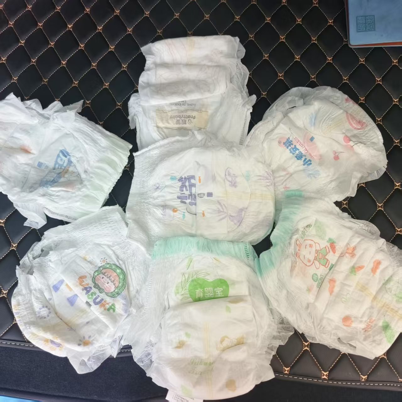 Factory Babies Disposable Grade B Baby Diapers in Bales B Grade Stock Baby Diapers High Quality