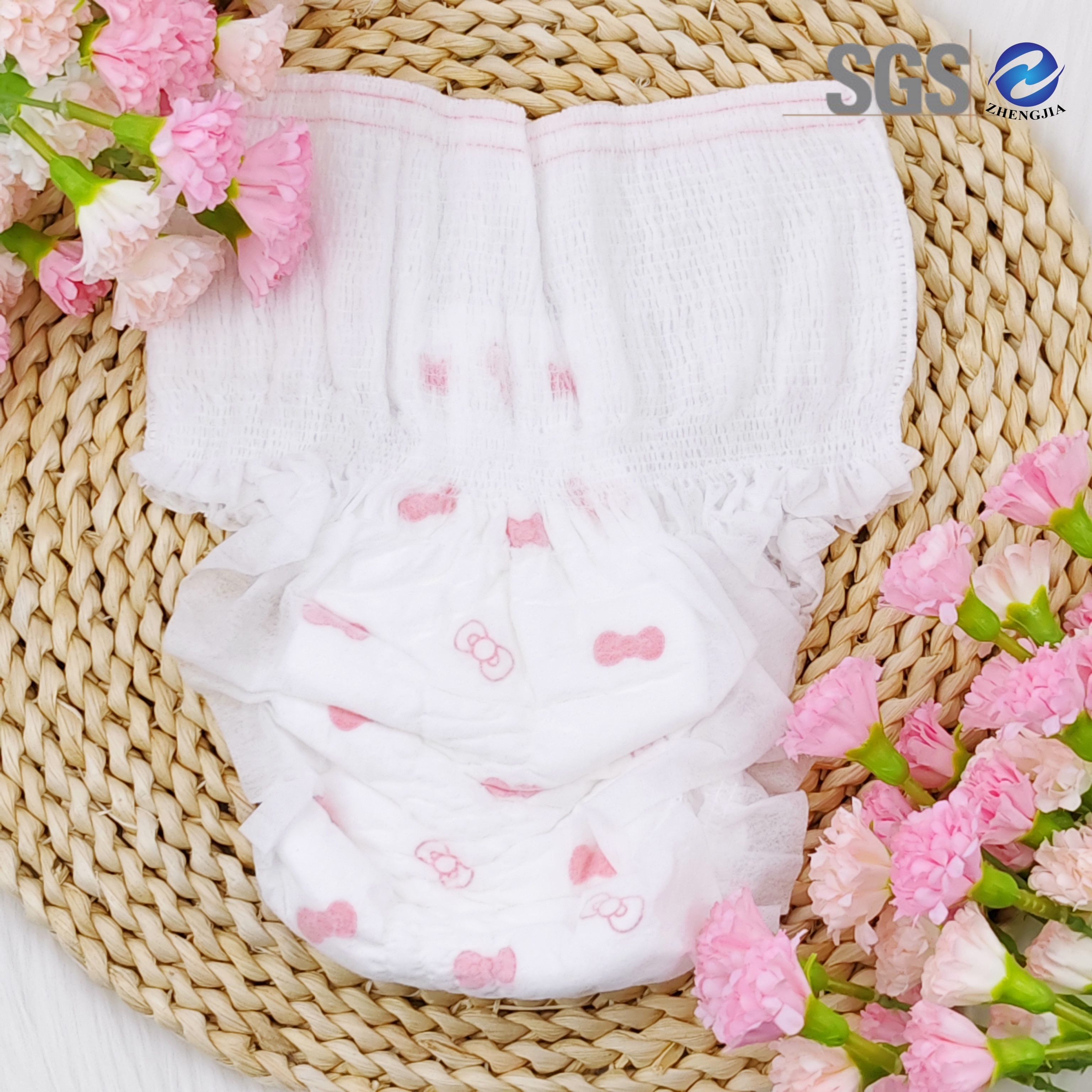 Cleansy Disposable Menstrual Pants Sanitary Disposable Menstrual Pants Pink Diapers Girl