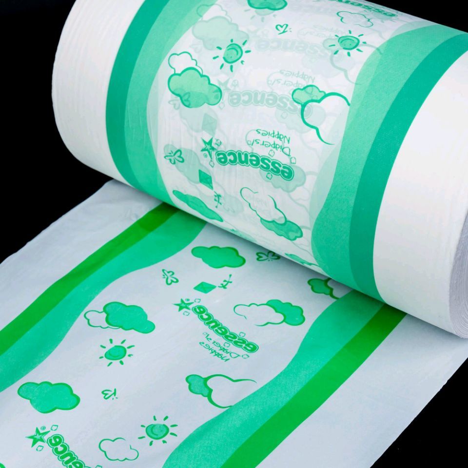 Customized Color Printing PE Film Sanitary Napkins Raw Material Breathable Polyethylene Film Back Sheet Bottom Film