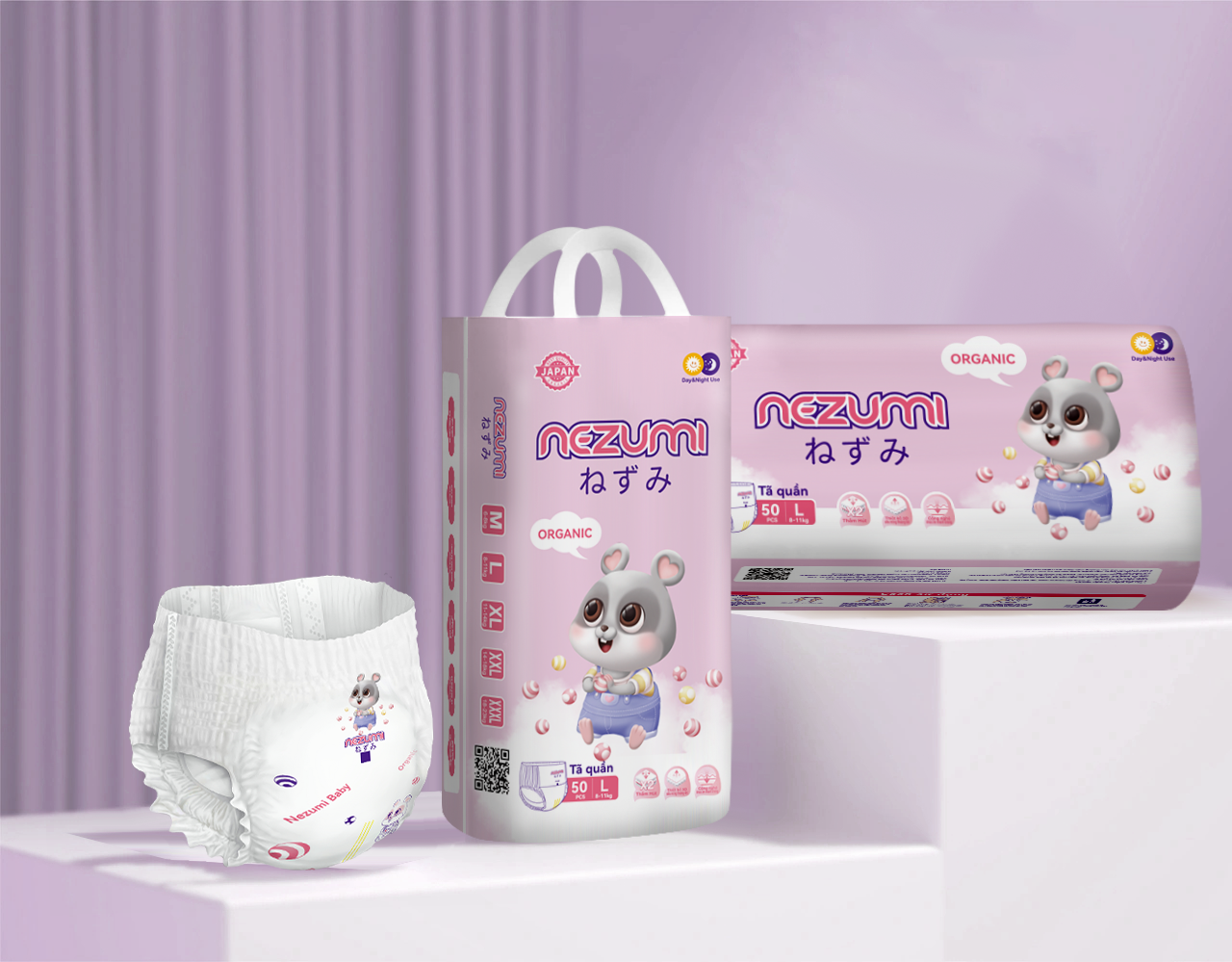 Nezumi Baby Diapers Pants High quality baby nappies baby diaper pants producers manufacturer from China