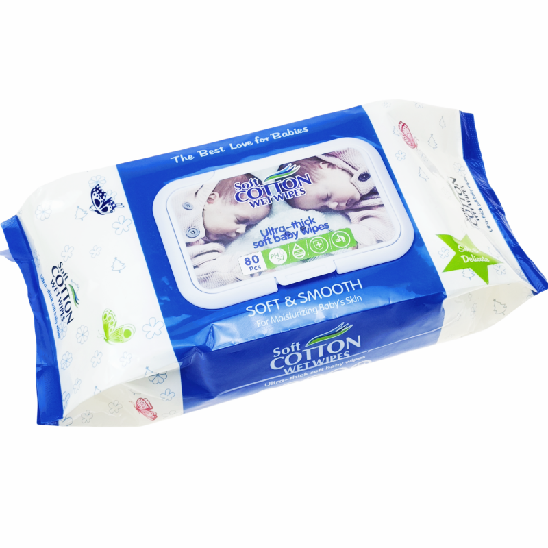 Wholesales cheap price PH Balanced Hypoallergenic Flushable Haru Baby Body Wipes Safe for Sensitive Skin Natural Body Wipes