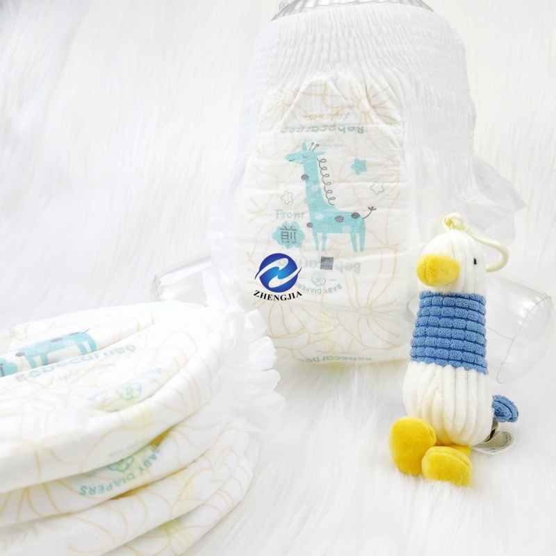 FREE SAMPLE Baby Diapers Wholesale Cotton Disposable Printed Soft Breathable Nappies Baby
