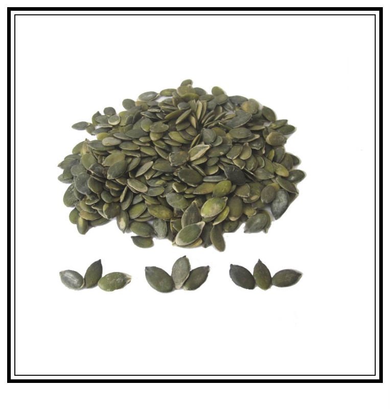 Pumpkin seeds grown without shell