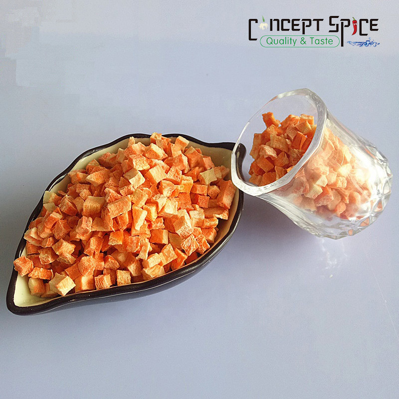 Freeze dried carrot 