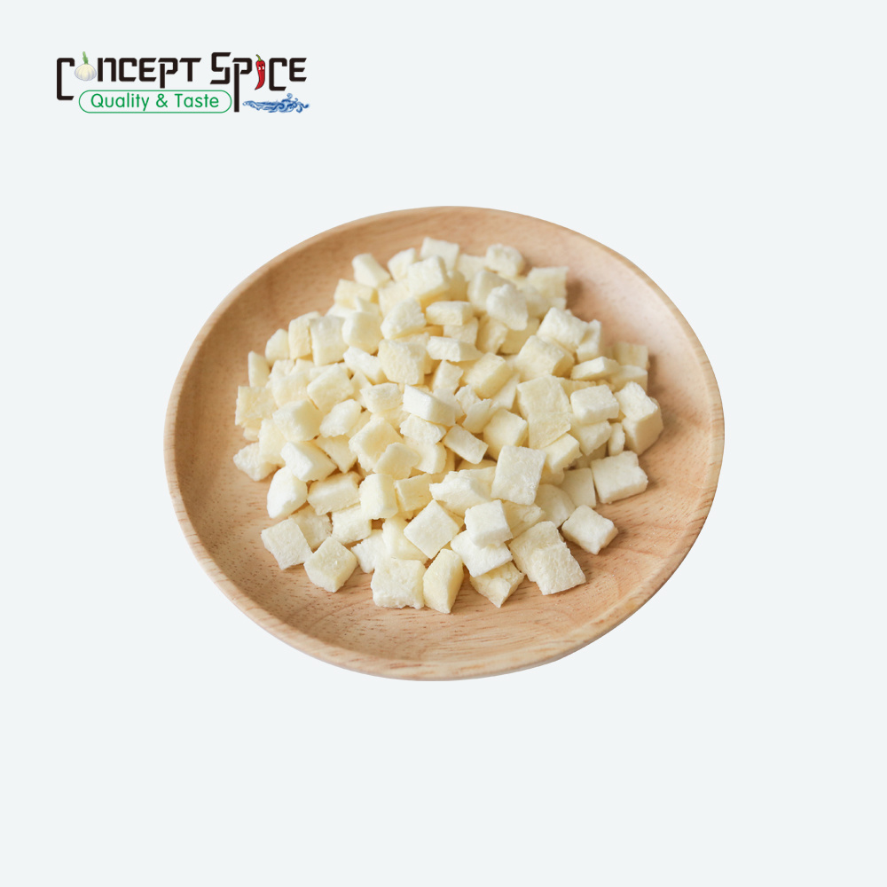 Freeze dried potato cubes 