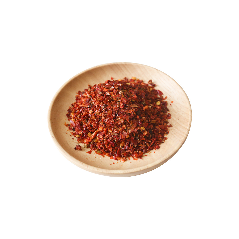 Dehydrated red bell pepper granules  3*3MM 