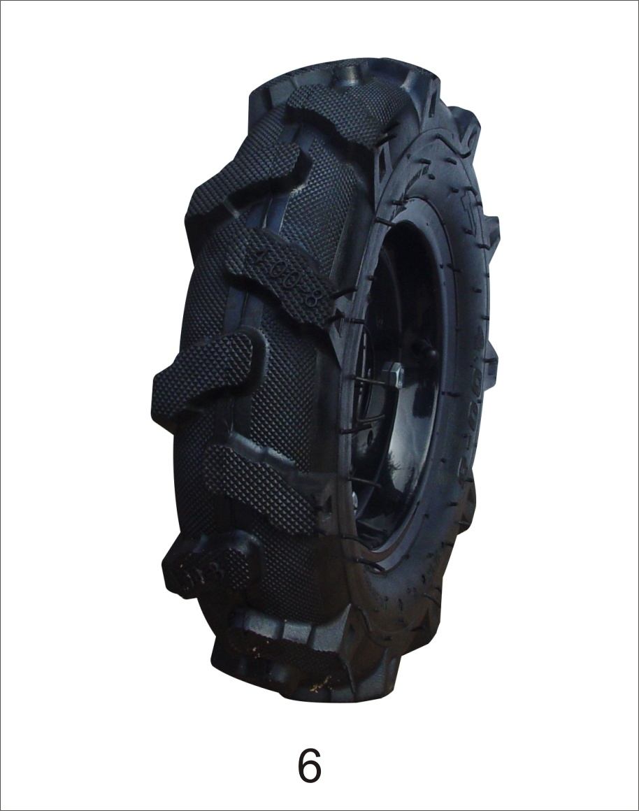 (4.00-8)Strong grip of agricultural micro cultivator wheel.