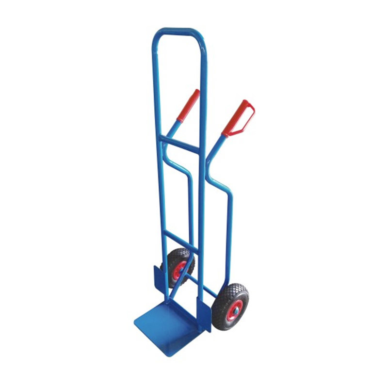 Hand Cart Trolley Hand Truck, with 3.00-4 Inch Pneumatic Wheel Heavy Duty Steel