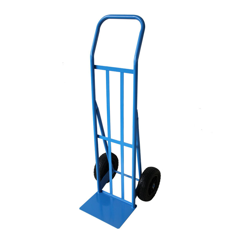 The warehouse handcart is suitable for use in warehouses, stores, etc（260×80 PU wheels）