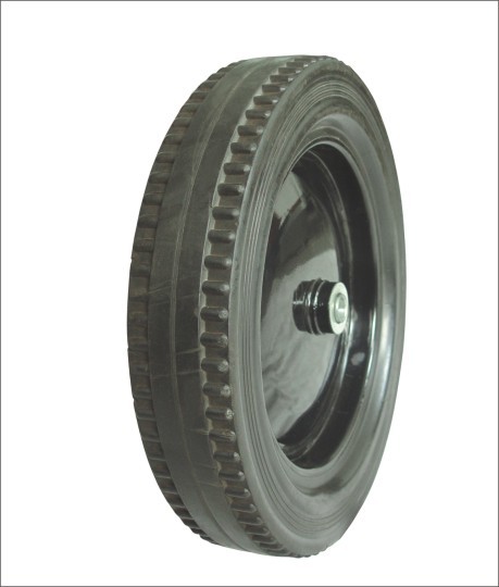 (4.00 - 8 )wear resistant and anti slip solid wheels.