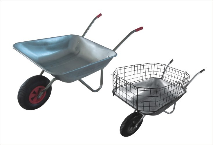 WB5204 Durable and Rust Resistant Wheelbarrow with Square Tray