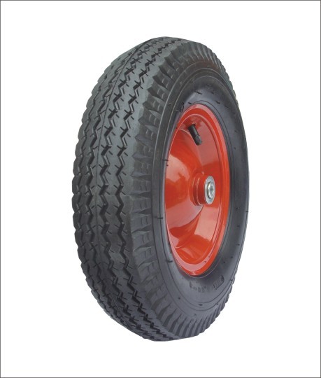 Inflatable wheels with wavy patterns have high anti-slip performance.