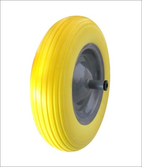(14ʺ×3.50-8)PU silent and wear resistant wheels.