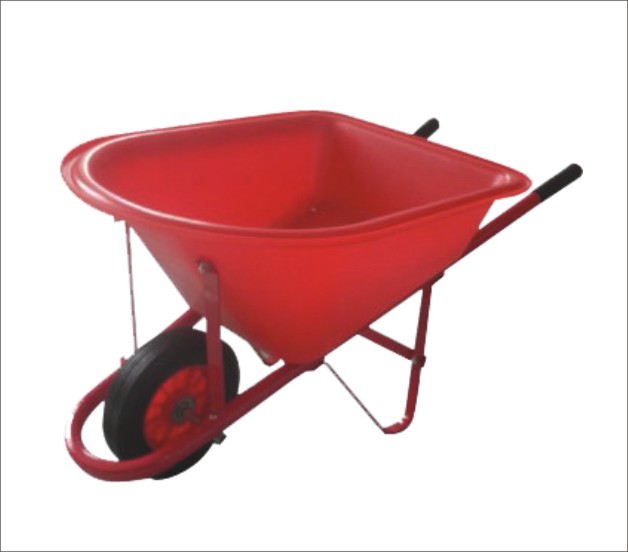 WB0200 Lightweight Mini Metal Kids Wheelbarrow with Garden Tools Hand Tools Outdoor Toy