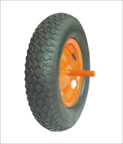 (4.00-8)Integrated shaft pneumatic wheel.