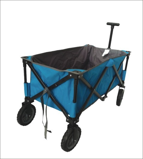 Camping utility folding cart with outdoor , large capacity, convenient and sturdy(8ʺ×1.75ʺSolid wheel)