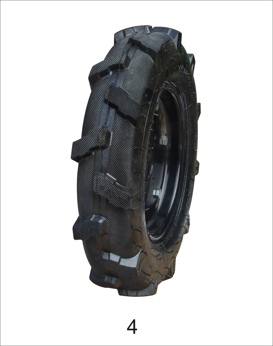 (4.00-10)Wear and impact resistant micro cultivator wheel.