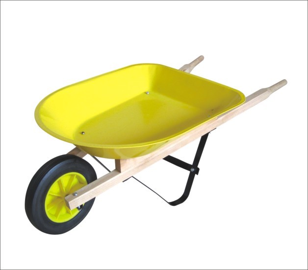WB0201-L Lightweight Mini Metal Kids Wheelbarrow with Garden Tools Hand Tools Outdoor Toy