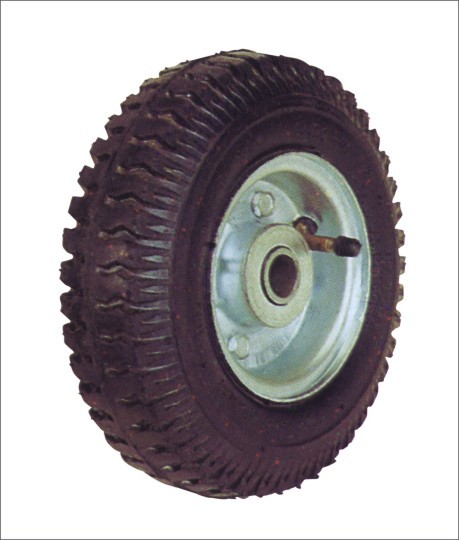 Small-sized pneumatic tires with high cost-performance ratio for utility carts and storage warehouse carts.