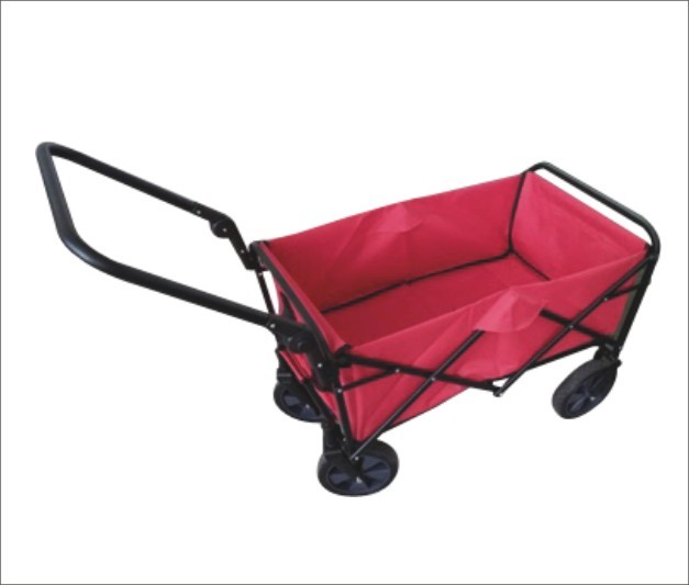 Tool carts, folding wagon, suitable for parks, beaches and outdoor activities (8ʺ×1.75ʺ solid wheels)