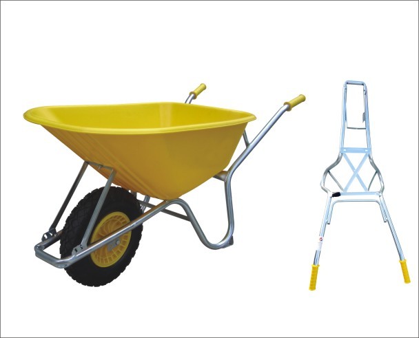 WB6424C Heavy Duty Plastic Twin 85L Wheelbarrow