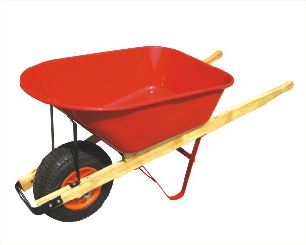 WH8604 Australia's Best Seller Heavy Duty Metal Construction Wheelbarrow for Gardening and Industrial
