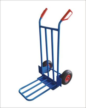 Heavy-duty practical warehouse car, equipped with 3.00-4 pneumatic wheels.