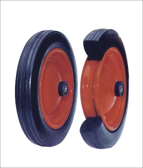 (13 ʺ ×3 ʺ) rubber solid wheel