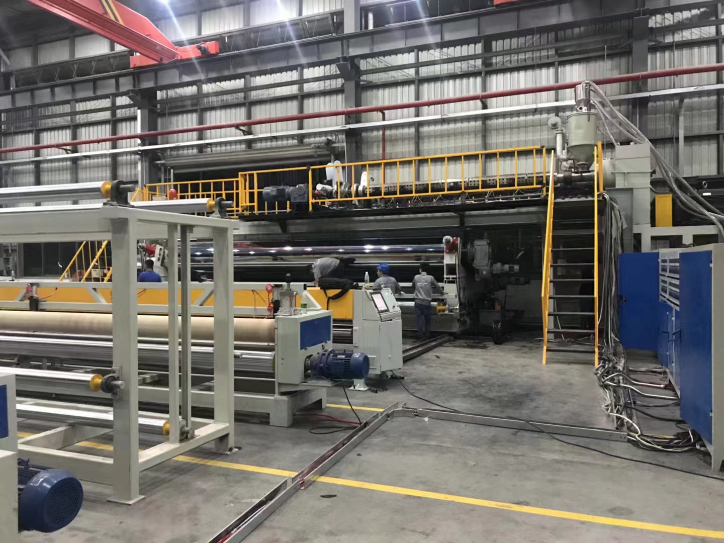 ST-7300 Geomembrane Machine To Indonesia