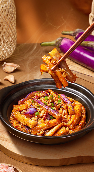 Stir-Fried Eggplant with Minced Pork