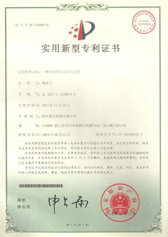 Utility Model Patent Certificate 5