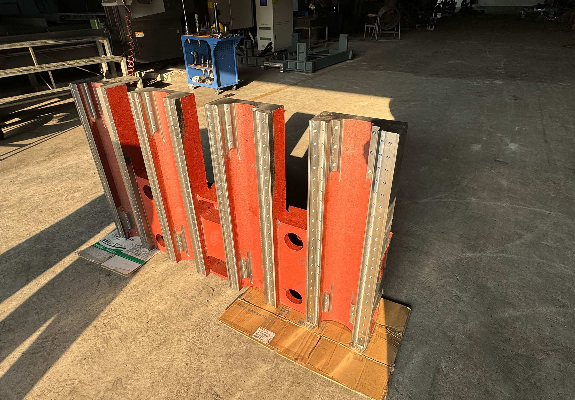 CNC lathe large bed pallet