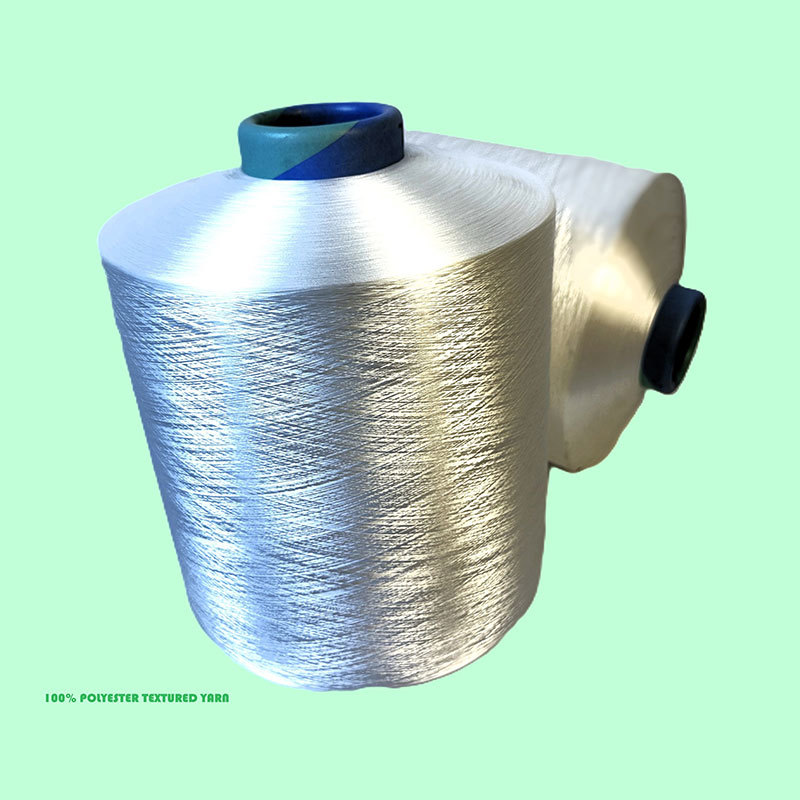 100% POLYESTER TEXTURED YARN