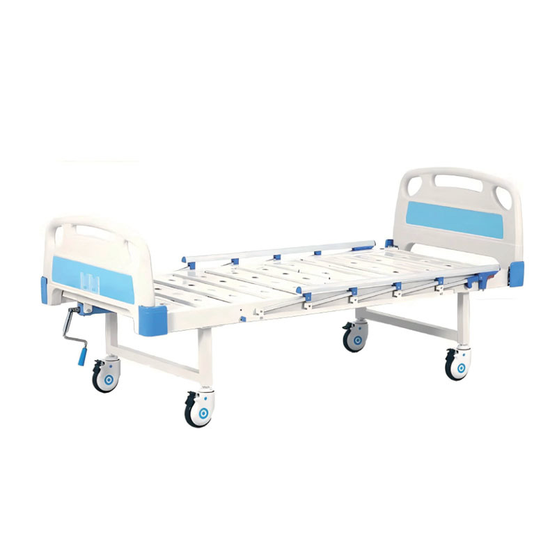 ABS manual punching single-crank hospital bed JSB123A-2