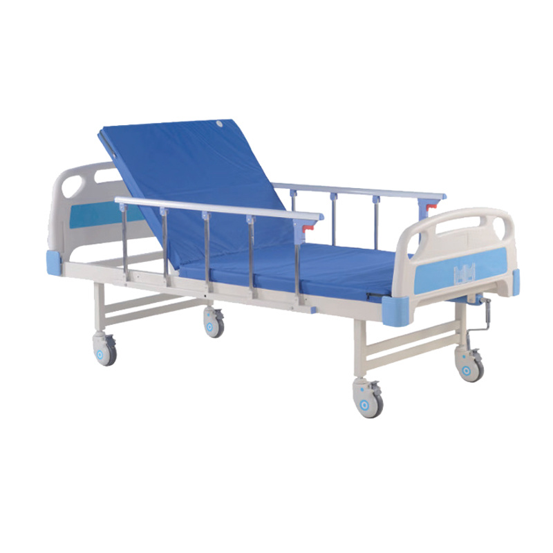 ABS manual punching double-crank hospital bed JSB123A