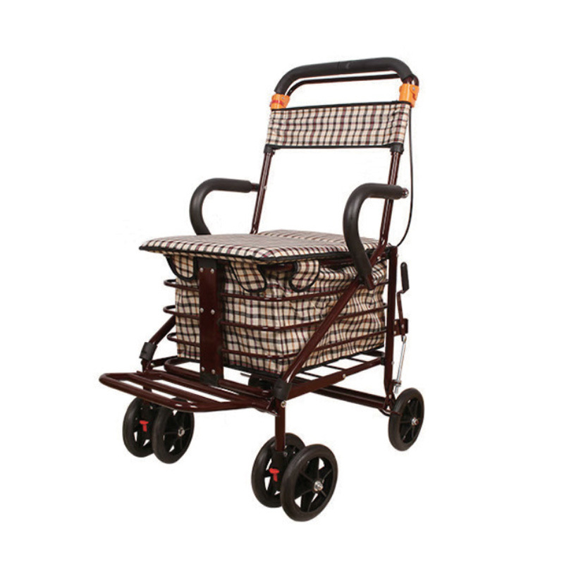 Folding shopping cart for elderly JS-GWC-01