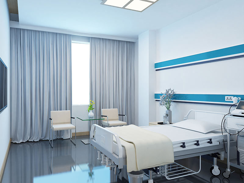Standard specification for hospital bed setting