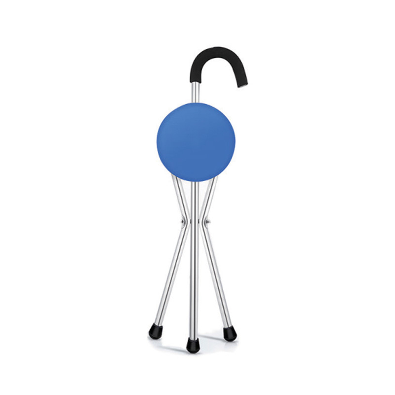 3-leg walking cane with seat JS-GZD-601