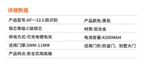 AF一12人臉識別